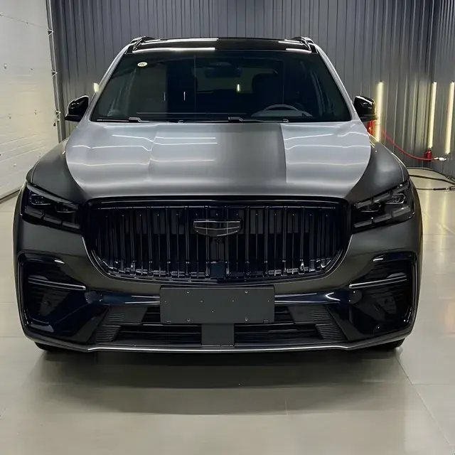 Geely Monjaro, цветная плёнка, антихром